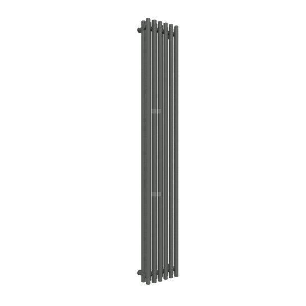 Grzejnik drabinkowy TERMA TUNE VWD, podłączenie ZX, wym. 1800 x 290 mm, kolor szary drogowy b RAL7043, moc 967W