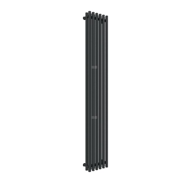 Grzejnik drabinkowy TERMA TUNE VWD, podłączenie SX, wym. 1800 x 290 mm, kolor czarny jak kruk mat RAL9005, moc 967W