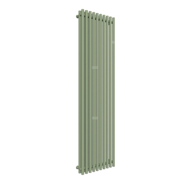 Grzejnik drabinkowy TERMA TUNE VWD, podłączenie ZX, wym. 1800 x 490 mm, kolor zielony blady RAL6021, moc 1612W
