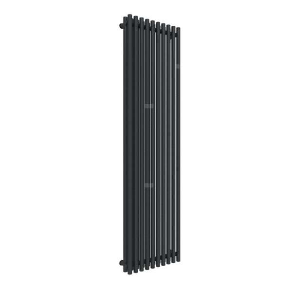 Grzejnik drabinkowy TERMA TUNE VWD, podłączenie YP, wym. 1800 x 490 mm, kolor czarny jak kruk soft RAL9005, moc 1612W