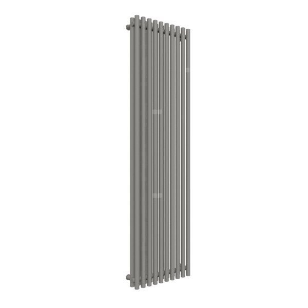 Grzejnik drabinkowy TERMA TUNE VWD, podłączenie ZX, wym. 1800 x 490 mm, kolor ciemne aluminium metaliczny RAL9007, moc 1612W