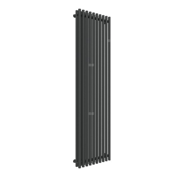 Grzejnik drabinkowy TERMA TUNE VWD, podłączenie ZX, wym. 1800 x 490 mm, kolor czarny RAL9011, moc 1612W