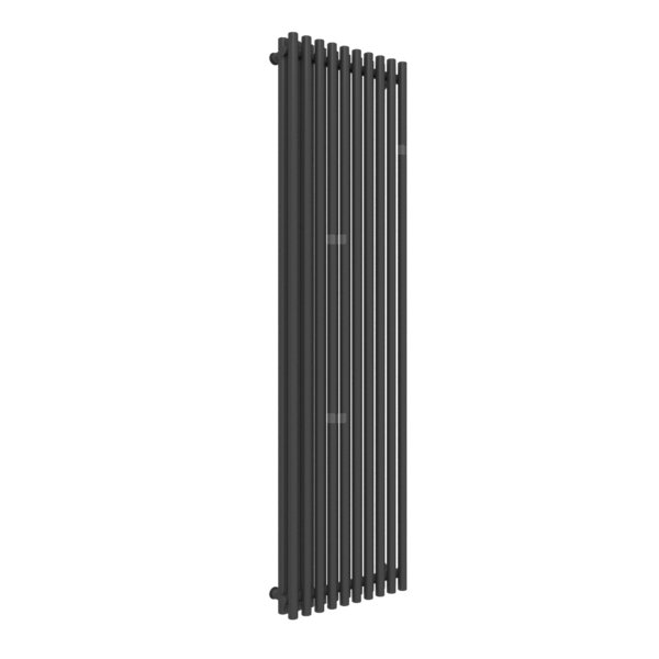 Grzejnik drabinkowy TERMA TUNE VWD, podłączenie ZX, wym. 1800 x 490 mm, kolor czarny RAL9017, moc 1612W