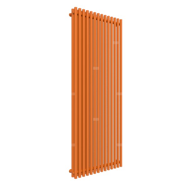 Grzejnik drabinkowy TERMA TUNE VWD, podłączenie SX, wym. 1800 x 690 mm, kolor pomarańczowy głęboki RAL2011, moc 2257W