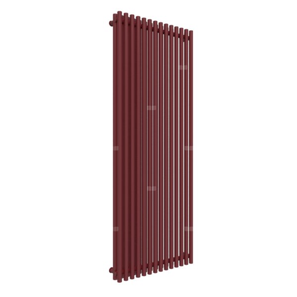 Grzejnik drabinkowy TERMA TUNE VWD, podłączenie YP, wym. 1800 x 690 mm, kolor czerwony purpurowy RAL3004, moc 2257W