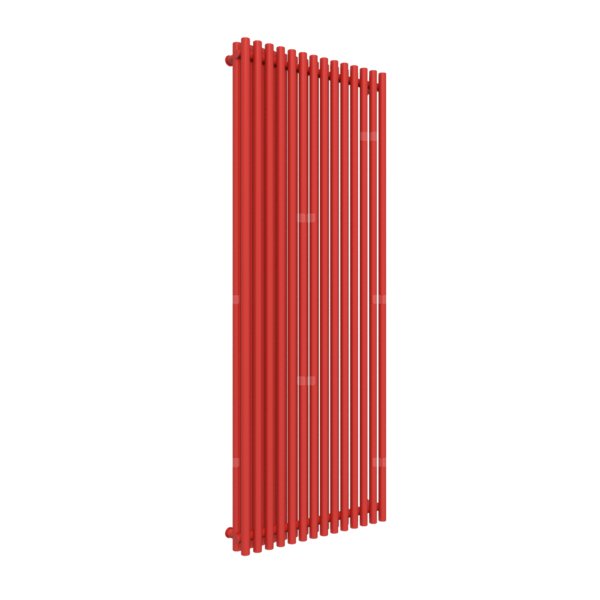Grzejnik drabinkowy TERMA TUNE VWD, podłączenie SX, wym. 1800 x 690 mm, kolor metaliczny czerwony, moc 2257W