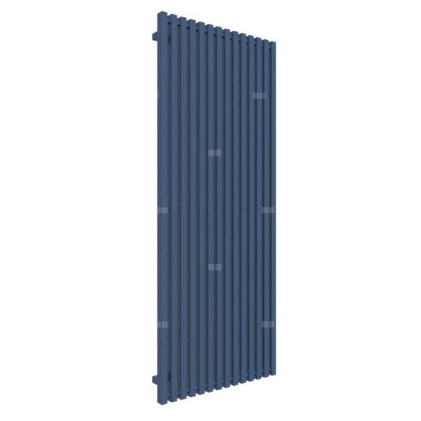 Grzejnik drabinkowy TERMA TRIGA, podłączenie ZX, wym. 1700 x 680 mm, kolor niebieski wrzosowy RAL5000, moc 1521W