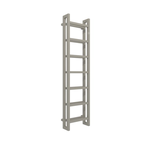 Grzejnik drabinkowy TERMA STAND, podłączenie SX, wym. 1610 x 400 mm, kolor metaliczny kamień, moc 773W
