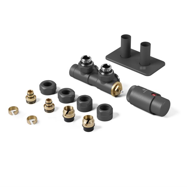 Zestaw inst. TWINS kątowy prawy All in (ATSGSO CFK/P) vt \ Metallic Grey