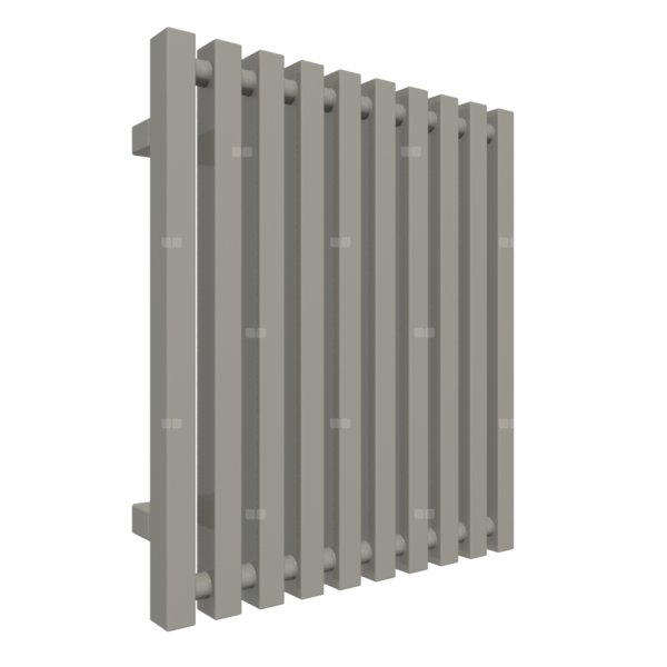 Grzejnik drabinkowy TERMA TRIGA, podłączenie LX, wym. 560 x 480 mm, kolor metaliczny kamień, moc 356W