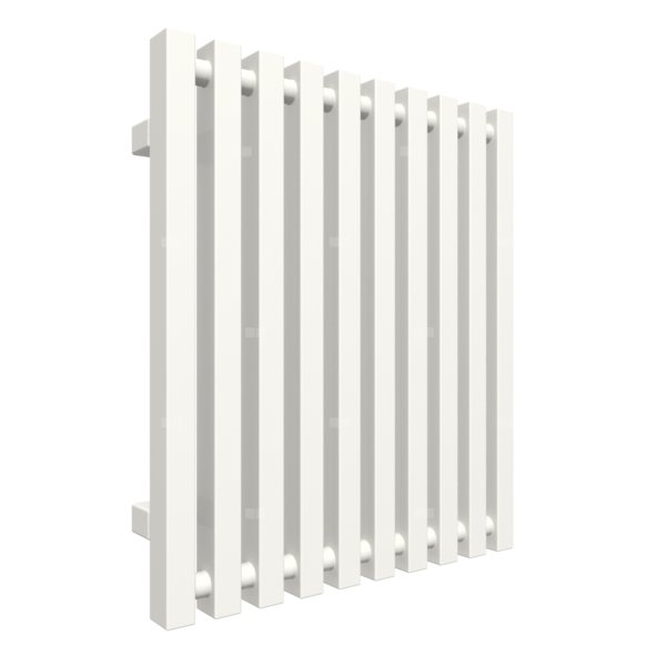 Grzejnik drabinkowy TERMA TRIGA, podłączenie LX, wym. 560 x 480 mm, kolor biały drogowy RAL9016, moc 356W