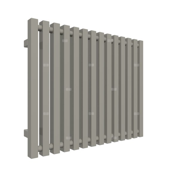 Grzejnik drabinkowy TERMA TRIGA, podłączenie PX, wym. 560 x 680 mm, kolor metaliczny kamień, moc 504W