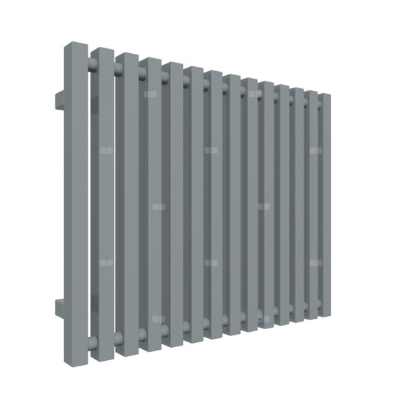 Grzejnik drabinkowy TERMA TRIGA, podłączenie YP, wym. 560 x 680 mm, kolor szary ciemniejszy RAL7046, moc 504W