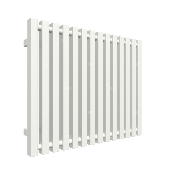 Grzejnik drabinkowy TERMA TRIGA, podłączenie SX, wym. 560 x 680 mm, kolor biały sygnałowy RAL9003, moc 504W