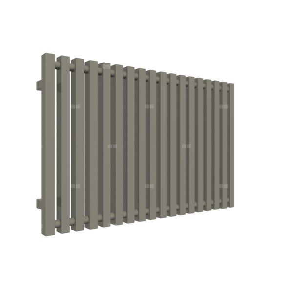 Grzejnik drabinkowy TERMA TRIGA, podłączenie YP, wym. 560 x 880 mm, kolor szary mchowy RAL7003, moc 652W