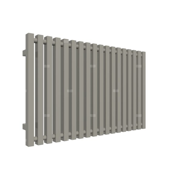 Grzejnik drabinkowy TERMA TRIGA, podłączenie YL, wym. 560 x 880 mm, kolor metaliczny kamień, moc 652W