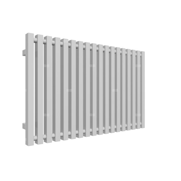 Grzejnik drabinkowy TERMA TRIGA, podłączenie YL, wym. 560 x 880 mm, kolor srebrny metalik, moc 652W