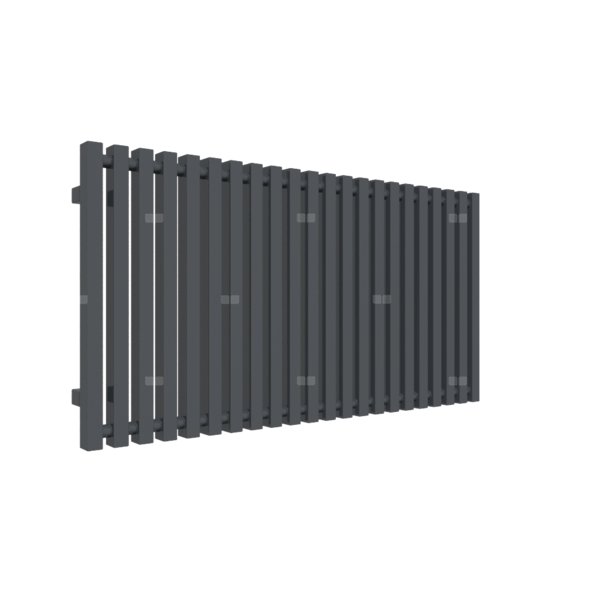 Grzejnik drabinkowy TERMA TRIGA, podłączenie Y7, wym. 560 x 1080 mm, kolor szary antracytowy RAL7016, moc 800W