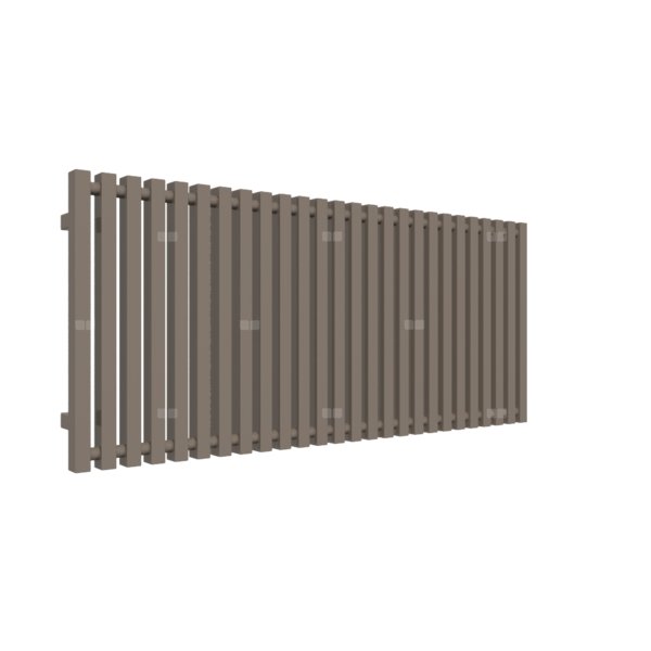 Grzejnik drabinkowy TERMA TRIGA, podłączenie V6, wym. 560 x 1280 mm, kolor szary beżowy RAL7006, moc 948W