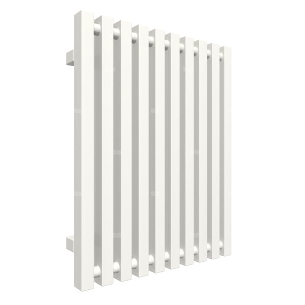 Grzejnik drabinkowy TERMA TRIGA, podłączenie SX, wym. 610 x 480 mm, kolor biały drogowy RAL9016, moc 391W