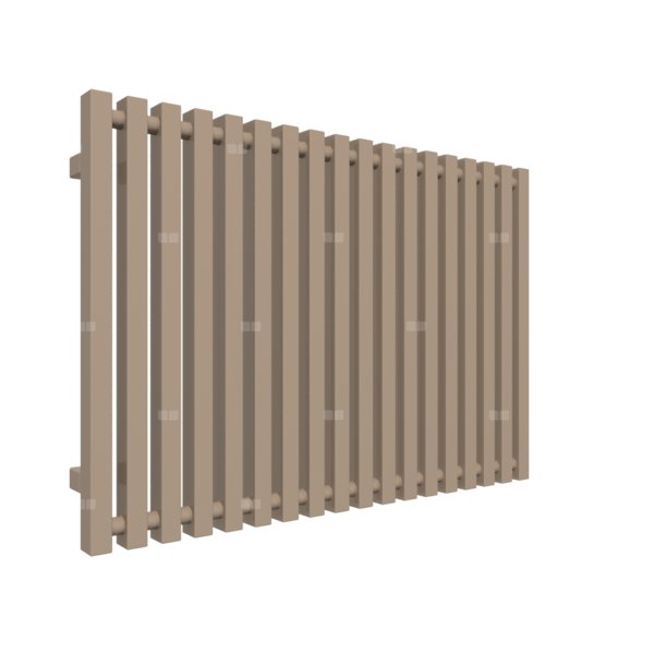 Grzejnik drabinkowy TERMA TRIGA, podłączenie SX, wym. 610 x 880 mm, kolor kwarc, moc 717W