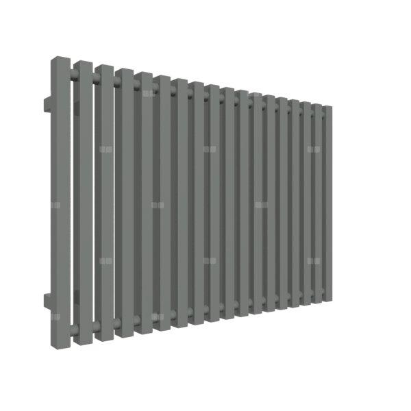 Grzejnik drabinkowy TERMA TRIGA, podłączenie SX, wym. 610 x 880 mm, kolor nowoczesna szarość, moc 717W