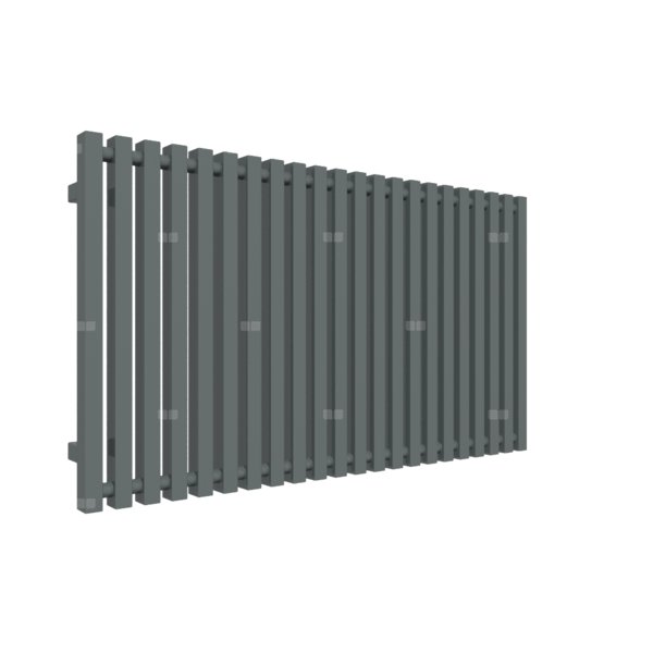 Grzejnik drabinkowy TERMA TRIGA, podłączenie VP, wym. 610 x 1080 mm, kolor metaliczny szary, moc 880W