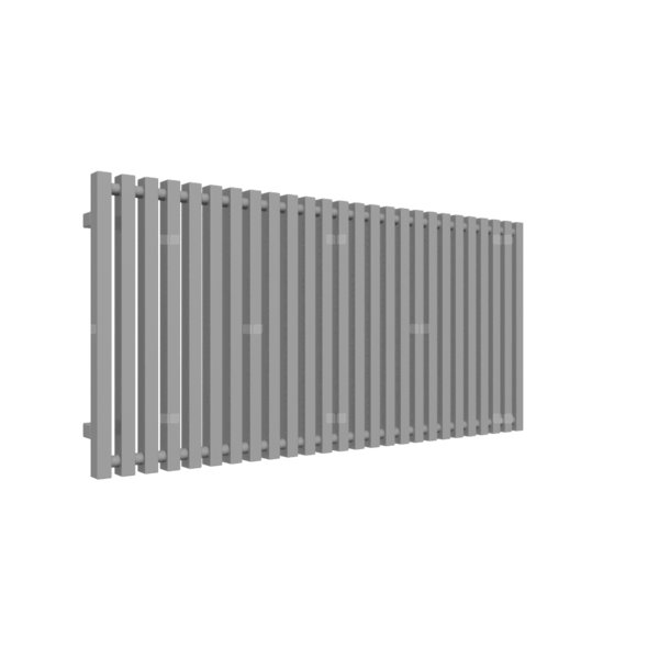 Grzejnik drabinkowy TERMA TRIGA, podłączenie P3, wym. 610 x 1280 mm, kolor szary sygnałowy RAL7004, moc 1043W