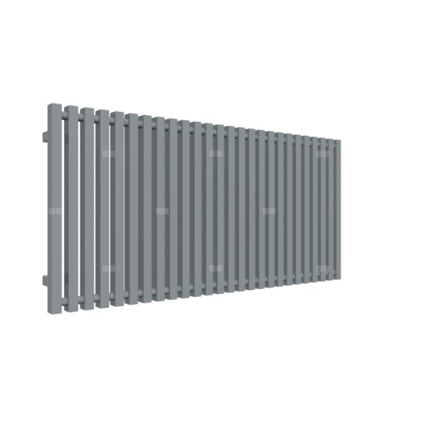Grzejnik drabinkowy TERMA TRIGA, podłączenie YL, wym. 610 x 1280 mm, kolor szary ciemniejszy RAL7046, moc 1043W