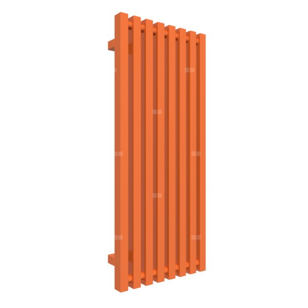 Grzejnik drabinkowy TERMA TRIGA, podłączenie ZX, wym. 900 x 380 mm, kolor oranż RAL2008, moc 459W