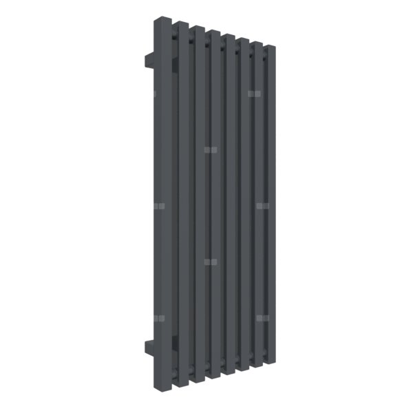 Grzejnik drabinkowy TERMA TRIGA, podłączenie SX, wym. 900 x 380 mm, kolor szary antracytowy RAL7016, moc 459W