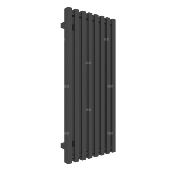 Grzejnik drabinkowy TERMA TRIGA, podłączenie SX, wym. 900 x 380 mm, kolor czarny sygnałowy RAL9004, moc 459W