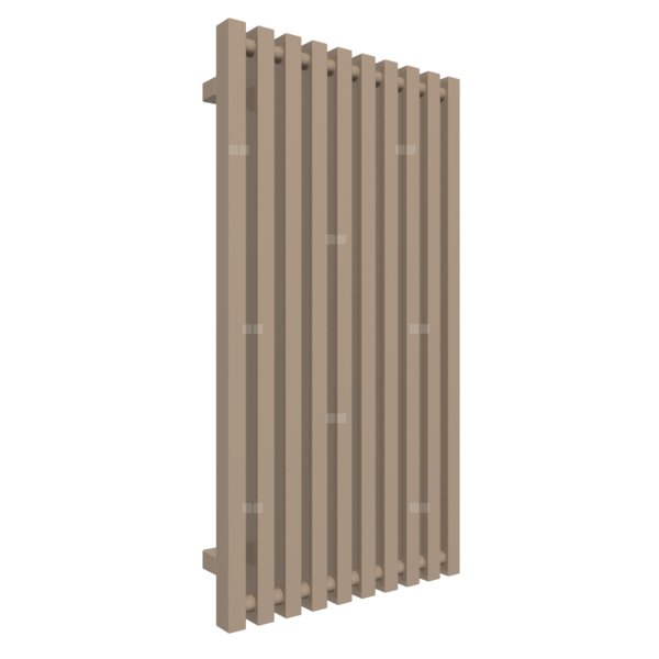 Grzejnik drabinkowy TERMA TRIGA, podłączenie ZX, wym. 900 x 480 mm, kolor kwarc, moc 580W