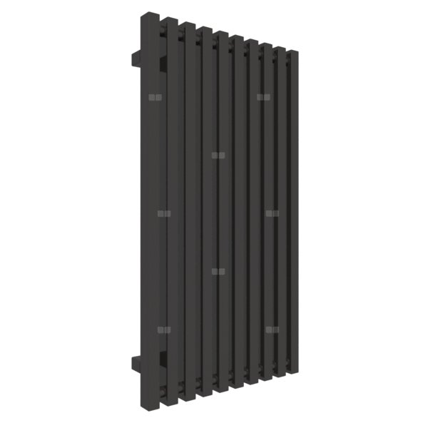 Grzejnik drabinkowy TERMA TRIGA, podłączenie Y8, wym. 900 x 480 mm, kolor heban, moc 580W