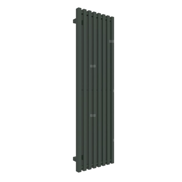 Grzejnik drabinkowy TERMA TRIGA, podłączenie ZX, wym. 1300 x 380 mm, kolor zielony jodłowy RAL6009, moc 652W