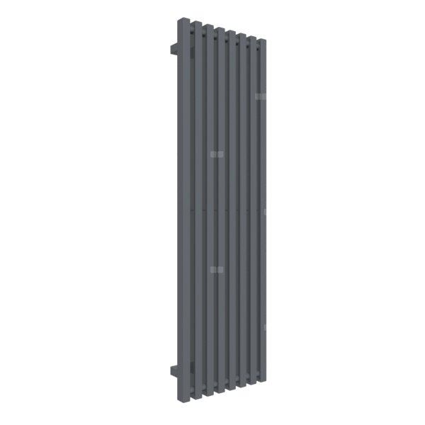 Grzejnik drabinkowy TERMA TRIGA, podłączenie ZX, wym. 1300 x 380 mm, kolor szary żelazowy RAL7011, moc 652W