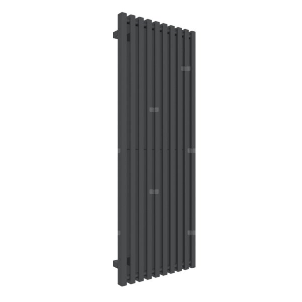 Grzejnik drabinkowy TERMA TRIGA, podłączenie ZX, wym. 1300 x 480 mm, kolor szary czarny RAL7021, moc 824W
