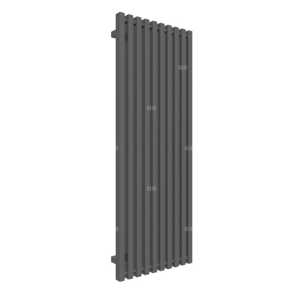 Grzejnik drabinkowy TERMA TRIGA, podłączenie ZX, wym. 1300 x 480 mm, kolor szary drogowy b RAL7043, moc 824W