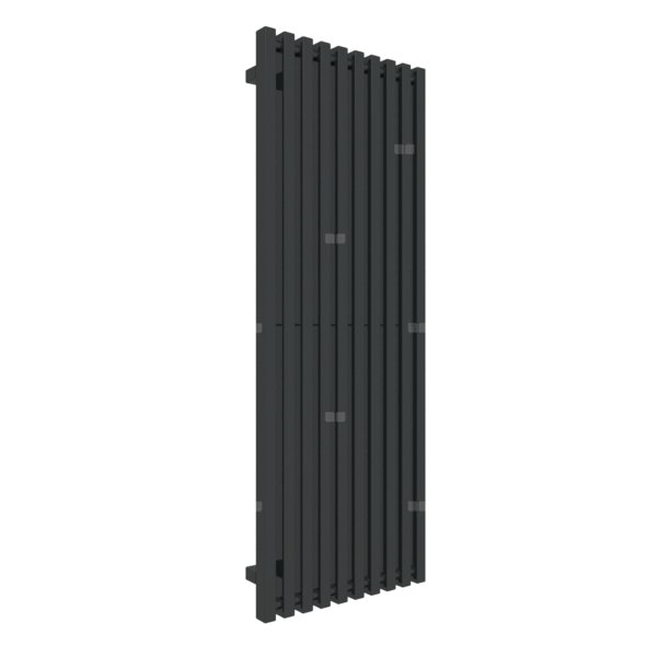 Grzejnik drabinkowy TERMA TRIGA, podłączenie Z8, wym. 1300 x 480 mm, kolor czarny jak kruk mat RAL9005, moc 824W