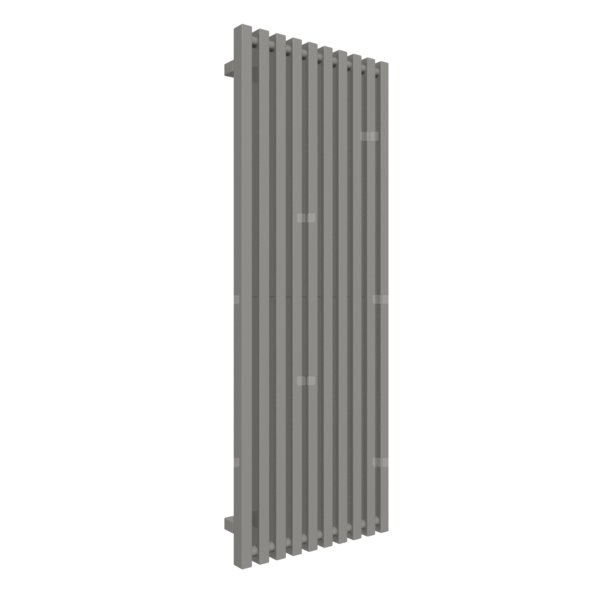 Grzejnik drabinkowy TERMA TRIGA, podłączenie ZX, wym. 1300 x 480 mm, kolor ciemne aluminium metaliczny RAL9007, moc 824W