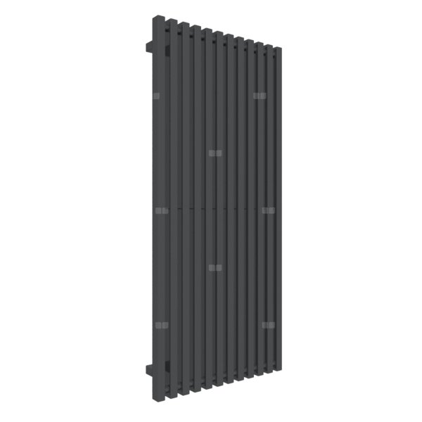 Grzejnik drabinkowy TERMA TRIGA, podłączenie Z1, wym. 1300 x 580 mm, kolor metaliczna czerń, moc 996W