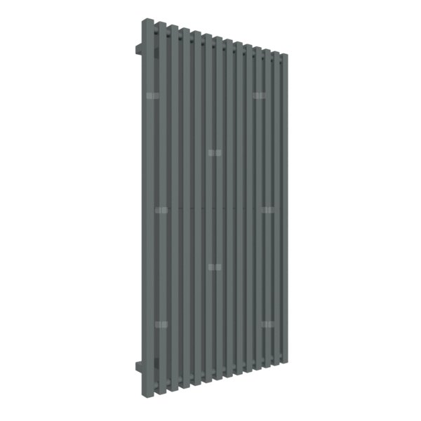 Grzejnik drabinkowy TERMA TRIGA, podłączenie ZX, wym. 1300 x 680 mm, kolor metaliczny szary, moc 1168W