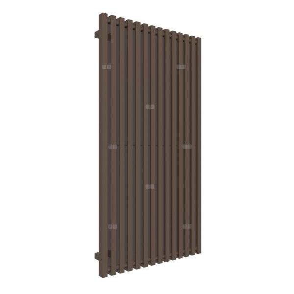 Grzejnik drabinkowy TERMA TRIGA, podłączenie Z1, wym. 1300 x 680 mm, kolor szlachetny brąz, moc 1168W