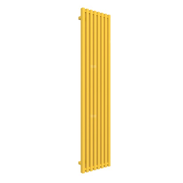 Grzejnik drabinkowy TERMA TRIGA, podłączenie SX, wym. 1700 x 380 mm, kolor żółty cynkowy RAL1018, moc 850W
