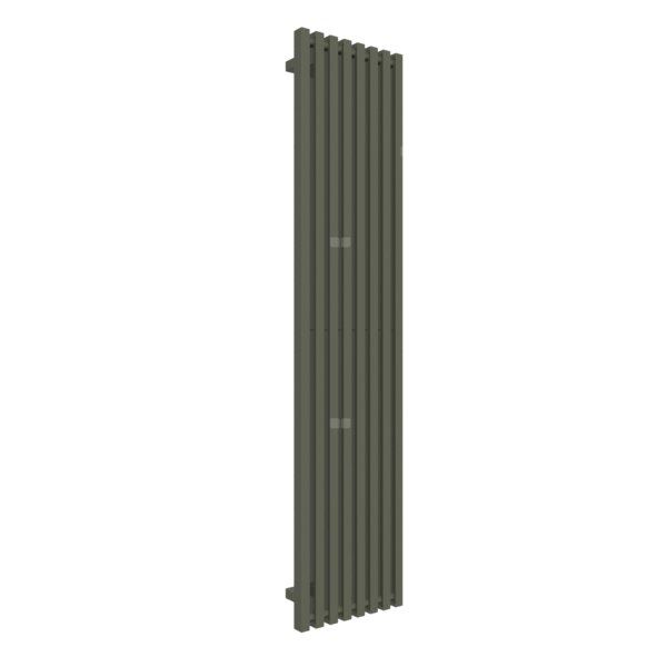 Grzejnik drabinkowy TERMA TRIGA, podłączenie YP, wym. 1700 x 380 mm, kolor zielony oliwkowy RAL6003, moc 850W