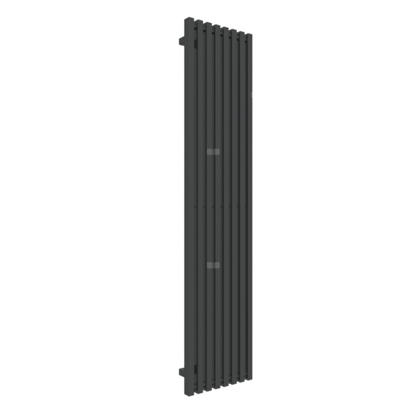 Grzejnik drabinkowy TERMA TRIGA, podłączenie Y1, wym. 1700 x 380 mm, kolor czarny RAL9011, moc 850W