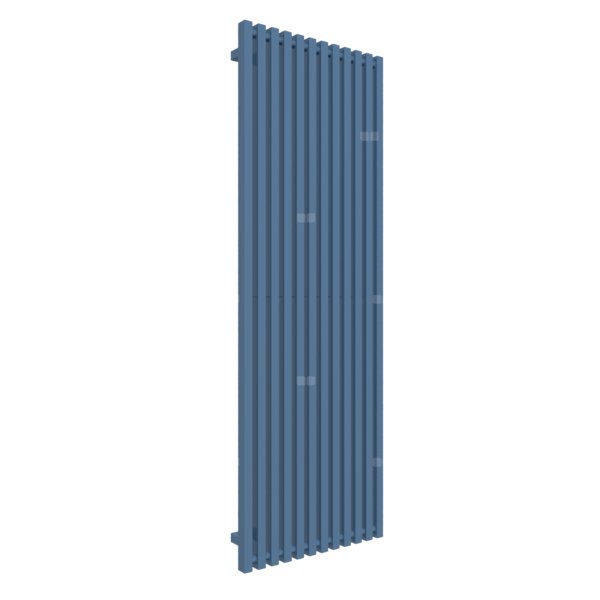 Grzejnik drabinkowy TERMA TRIGA, podłączenie SX, wym. 1700 x 580 mm, kolor błękitny popielaty RAL5023, moc 1298W