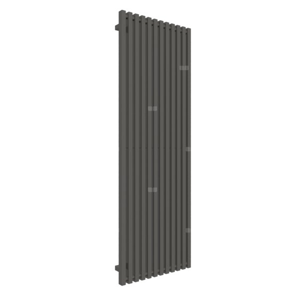Grzejnik drabinkowy TERMA TRIGA, podłączenie ZX, wym. 1700 x 580 mm, kolor szary ciemny RAL7022, moc 1298W