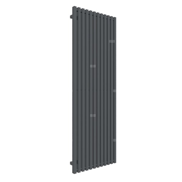 Grzejnik drabinkowy TERMA TRIGA, podłączenie YL, wym. 1700 x 580 mm, kolor czarny anodowy, moc 1298W