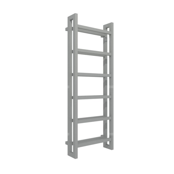Grzejnik drabinkowy TERMA STAND, podłączenie SX, wym. 1380 x 500 mm, kolor sół & pieprz